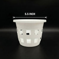 Orchid Pot 5.5 Inch Black/White/Terra
