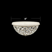 Orchid Net Pot 8 Inch Black/White/Terra